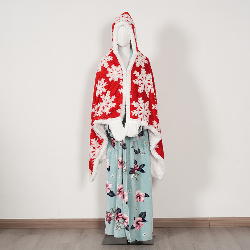 Bedrucktes Loungewear-Cape